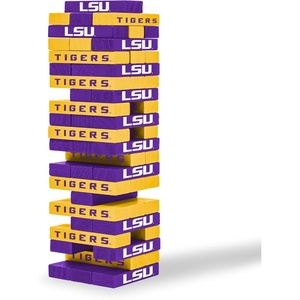 image:imageWild Sports NCAA Pro Football Tabletop Stackers Block Game for College Football Fan Dorm Game TailgateLSU Tigers