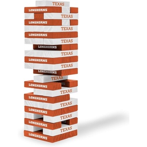 image:imageWild Sports NCAA Pro Football Tabletop Stackers Block Game for College Football Fan Dorm Game TailgateTexas Longhorns