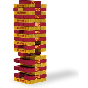 image:imageWild Sports NCAA Pro Football Tabletop Stackers Block Game for College Football Fan Dorm Game TailgateUSC Trojans