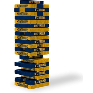 image:imageWild Sports NCAA Pro Football Tabletop Stackers Block Game for College Football Fan Dorm Game TailgateWest Virginia Mountaineers