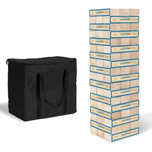 image:imageWild Sports NFL Giant Stacking Wooden Blocks  Tumbling Tower Classic Family Game Stacks  Great Gift for Any Football FanLos Angeles Chargers