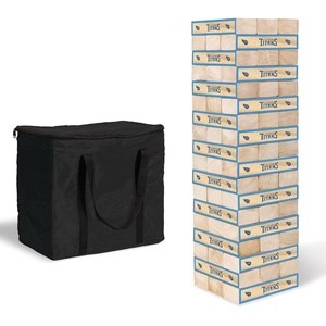 image:imageWild Sports NFL Giant Stacking Wooden Blocks  Tumbling Tower Classic Family Game Stacks  Great Gift for Any Football FanTennessee Titans