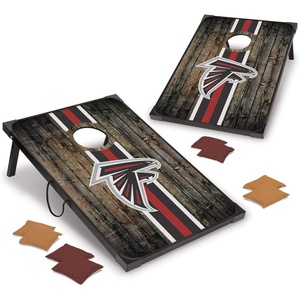 image:imageWild Sports NFL MDF Cornhole Set 2 Boards amp 8 Cornhole BagsAtlanta Falcons