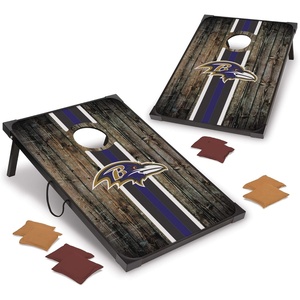 image:imageWild Sports NFL MDF Cornhole Set 2 Boards amp 8 Cornhole BagsBaltimore Ravens