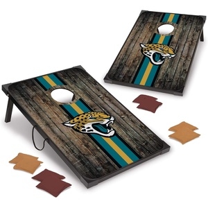 image:imageWild Sports NFL MDF Cornhole Set 2 Boards amp 8 Cornhole BagsJacksonville Jaguars