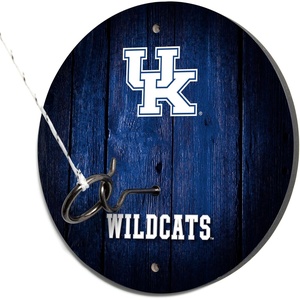 image:imageWild Sports Solid Wood College Hook amp Ring Toss Set with Direct Print HD Team Graphics  Easy Hang Hook and Ring Toss Target  Great Gift for Any NCAA FanKentucky Wildcats