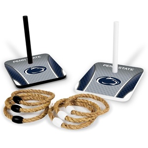 image:imageWild Sports Solid Wood College Quoits Set with Direct Print HD Team Graphics  Tailgate Ring Toss Game  Great Gift for Any NCAA Fan Ring Toss Outdoor Games for The BeachPenn State Nittany Lions