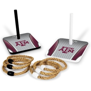 image:imageWild Sports Solid Wood College Quoits Set with Direct Print HD Team Graphics  Tailgate Ring Toss Game  Great Gift for Any NCAA Fan Ring Toss Outdoor Games for The BeachNorth Carolina Tar Heels